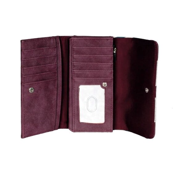 Star Wars x Heroes & Villains Ahsoka Tano Flap Wallet Her Universe Trifold NEW - Picture 3 of 6